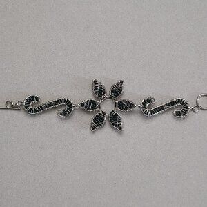 Handmade Beaded Black Bracelet